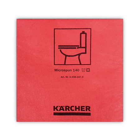 Салфетки из микроволокна Microspun, красные, Karcher | 3.338-247.0