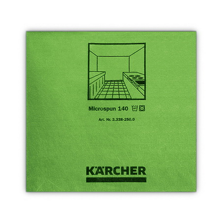 Салфетки из микроволокна Microspun, зеленые, Karcher | 3.338-250.0