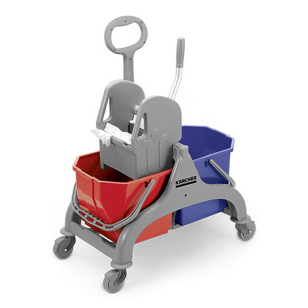 Тележка с двумя ведрами и отжимом (2 × 15 л), Karcher | 6.999-025.0